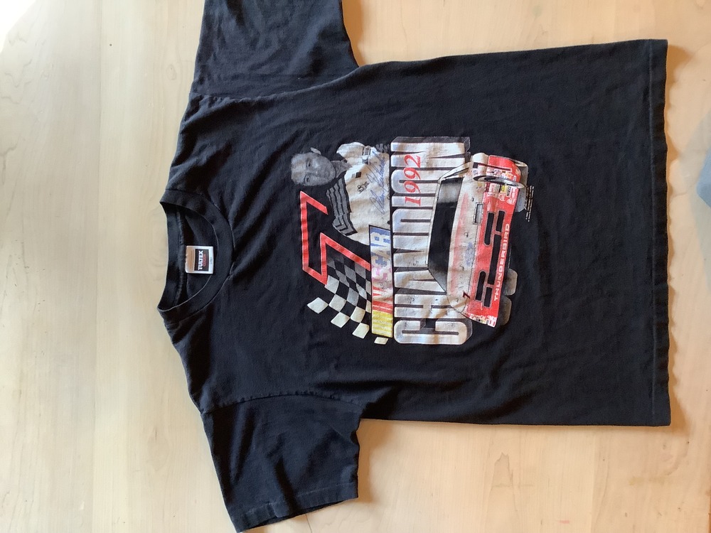 Vintage Toyota Racing Graphic T-Shirt Black Tultex Comfort Tee Size L